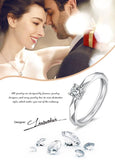 Superb AAA+ Cubic Zirconia Diamonds Silver Ring - Rings Universe