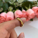 Domed Polished Tungsten Wedding Ring - ringsuniverse