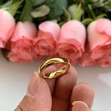 Domed Polished Tungsten Wedding Ring - ringsuniverse