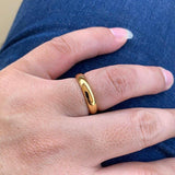 Domed Polished Tungsten Wedding Ring - ringsuniverse