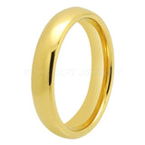 Domed Polished Tungsten Wedding Ring - ringsuniverse