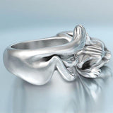 Thai kitten Silver Color Retro Ring - Rings Universe