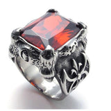 Creative Personality Two-tone Knight Rings for Men - ringsuniverse