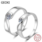 Excellent 0.1-0.3 ct Perfect Cut VVS1 Moissanite Couple Wedding Rings