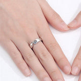 Excellent 0.1-0.3 ct Perfect Cut VVS1 Moissanite Couple Wedding Rings - Rings Universe