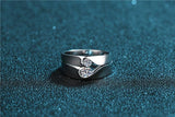 Excellent 0.1-0.3 ct Perfect Cut VVS1 Moissanite Couple Wedding Rings - Rings Universe