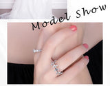 Delightful 3 Stone AAA+ CZ Diamonds Fine Ring - Rings Universe