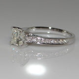 Fashion Silver AAA+ Zircon Diamonds Engagement Wedding Ring - Rings Universe