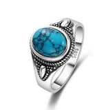 Natural Turquoise Vintage Fine Jewelry Ring