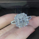 New Luxury AAA+ Cz Diamonds Engagement Ring - ringsuniverse