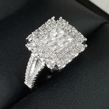 New Luxury AAA+ Cz Diamonds Engagement Ring - ringsuniverse