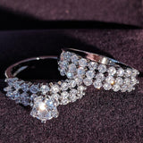 2021 New Fashion Dazzling Silver Color Ring - ringsuniverse