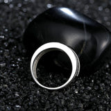 Silver Round Lab Sapphire Zircon Gemstone Fine Jewelry ring - ringsuniverse