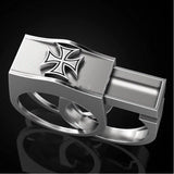Fashion Men's Secret Compartment Hip Hop Ring - ringsuniverse
