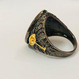 Vintage Fashion Dragon Black Gun Hip Hop Ring - ringsuniverse