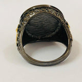 Vintage Fashion Dragon Black Gun Hip Hop Ring - ringsuniverse