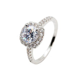 2021 New Luxury Cushion Cut Silver AAA Cz ring - ringsuniverse