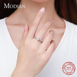 Real Silver Hearts Clear AAA+ Quality CZ Diamonds Ring - Rings Universe