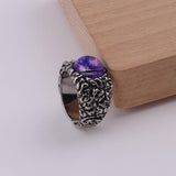 Vintage Bikers Python Eye Rings - Rings Universe