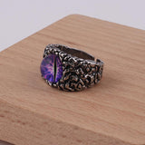 Vintage Bikers Python Eye Rings - Rings Universe
