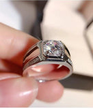 Gorgeous 2 Carats Sparkling Moissanite Diamond Ring - ringsuniverse