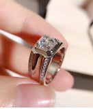 Gorgeous 2 Carats Sparkling Moissanite Diamond Ring - ringsuniverse