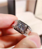 Gorgeous 2 Carats Sparkling Moissanite Diamond Ring - ringsuniverse