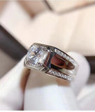Gorgeous 2 Carats Sparkling Moissanite Diamond Ring - ringsuniverse