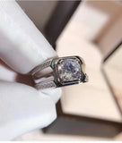 Gorgeous 2 Carats Sparkling Moissanite Diamond Ring - ringsuniverse