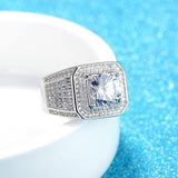 Fine Jewelry Big 2.0ct Lab Diamond Silver Ring - ringsuniverse