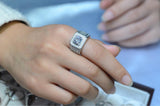 Fine Jewelry Big 2.0ct Lab Diamond Silver Ring - ringsuniverse