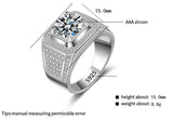 Fine Jewelry Big 2.0ct Lab Diamond Silver Ring - ringsuniverse