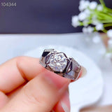 Fine Jewelry Luxury 2 Carat Moissanite Diamond Ring for Men - ringsuniverse