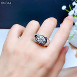 Fine Jewelry Luxury 2 Carat Moissanite Diamond Ring for Men - ringsuniverse