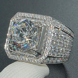 Hip Hop Princess 3 Carats Simulated Diamond Ring - Rings Universe