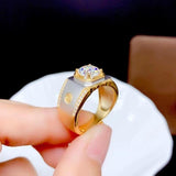 New Exquisite Sparkling Moissanite Diamond Ring - ringsuniverse