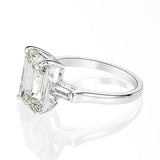 Dazzling Fine Jewelry Emerald Cut Lab Diamond Ring - Rings Universe