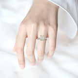 Dazzling Fine Jewelry Emerald Cut Lab Diamond Ring - Rings Universe