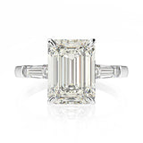 Dazzling Fine Jewelry Emerald Cut Lab Diamond Ring - Rings Universe