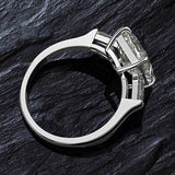 Dazzling Fine Jewelry Emerald Cut Lab Diamond Ring - Rings Universe