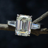 Dazzling Fine Jewelry Emerald Cut Lab Diamond Ring - Rings Universe