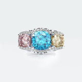 Luxury Silver AAAAA Quality Lab Diamonds Fine Jewelry Ring - ringsuniverse