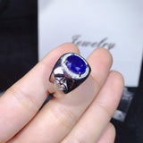 Gorgeous 4 Carat Natural Sapphire Men's ring - Best Seller - ringsuniverse