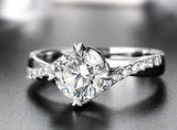Luxury Round Lab Diamond Wedding Engagement Ring - Rings Universe