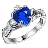 Jewelry With Heart Shaped Amethyst Sapphire Ruby Topaz Rings - Rings Universe