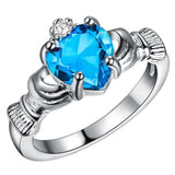Jewelry With Heart Shaped Amethyst Sapphire Ruby Topaz Rings - Rings Universe