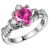 Jewelry With Heart Shaped Amethyst Sapphire Ruby Topaz Rings - Rings Universe
