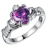 Jewelry With Heart Shaped Amethyst Sapphire Ruby Topaz Rings - Rings Universe