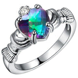 Jewelry With Heart Shaped Amethyst Sapphire Ruby Topaz Rings - Rings Universe