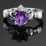 Jewelry With Heart Shaped Amethyst Sapphire Ruby Topaz Rings - Rings Universe